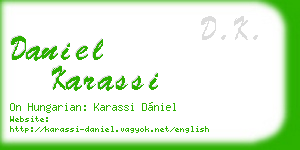 daniel karassi business card